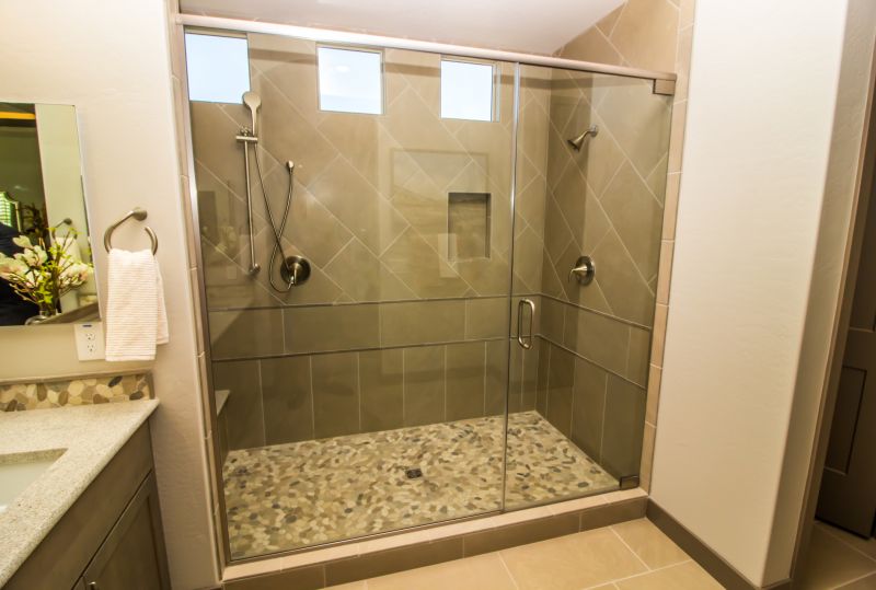 Open-Concept Shower Space